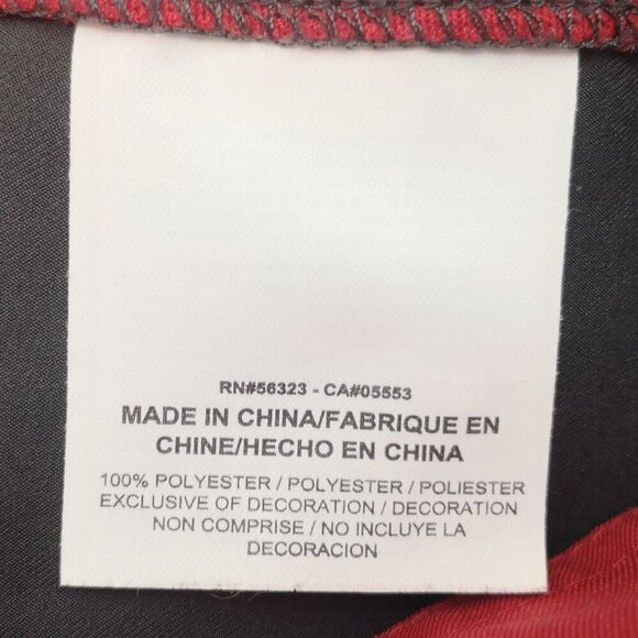 Nike Dri-Fit Men's Size Medium Full Zip Lightweight Red & Grey Jacket - Picture 7 of 11